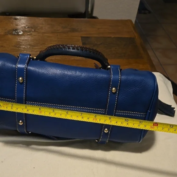 Dooney & Bourke Florentine Leather Satchel - Picture 10 of 16